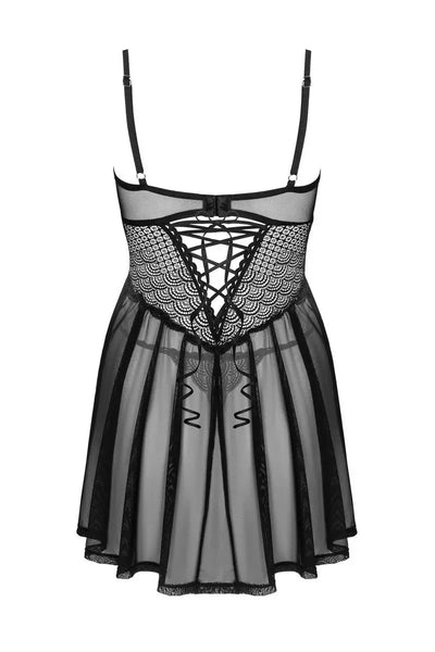 Babydoll transparent Chemeris par Obsessive