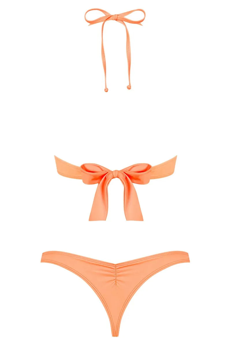 Bikini string Paralia corail par Obsessive bain