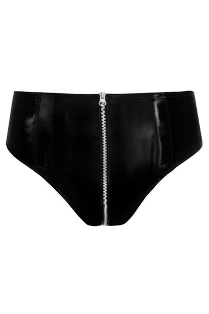 Culotte vinyle Zip intégral - LUXURY ALLEY dessous