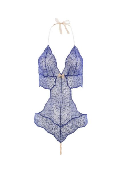 Body perles Sydney bleu - LUXURY ALLEY dessous