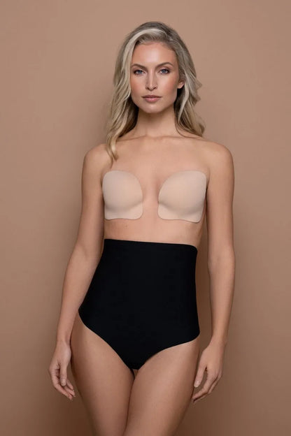 Bonnets push-up adhésifs sans couture beige par Bye Bra