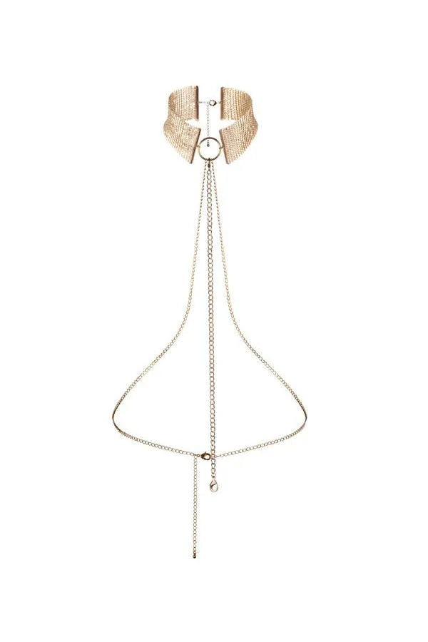 Collier Désir Métallique doré - LUXURY ALLEY dessous