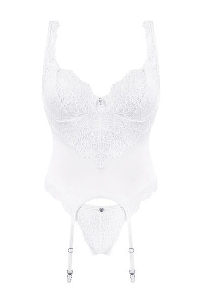 Corset Amor Blanco par Obsessive