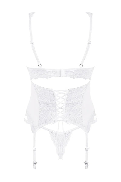 Corset Amor Blanco par Obsessive