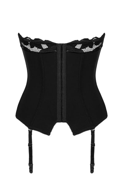 Corset noir Editya par Obsessive