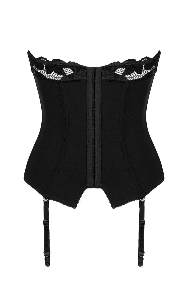Corset noir Editya par Obsessive