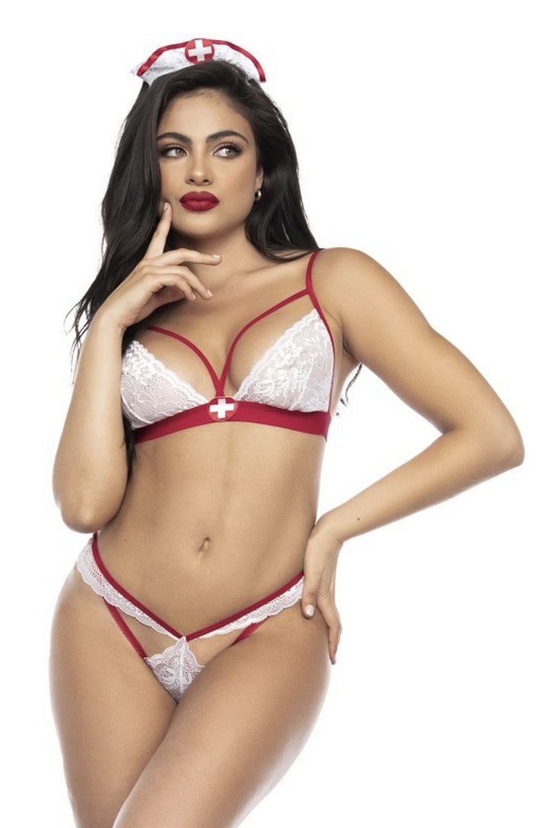 Costume d'infirmière sexy 4 pièces par Mapalé lingerie