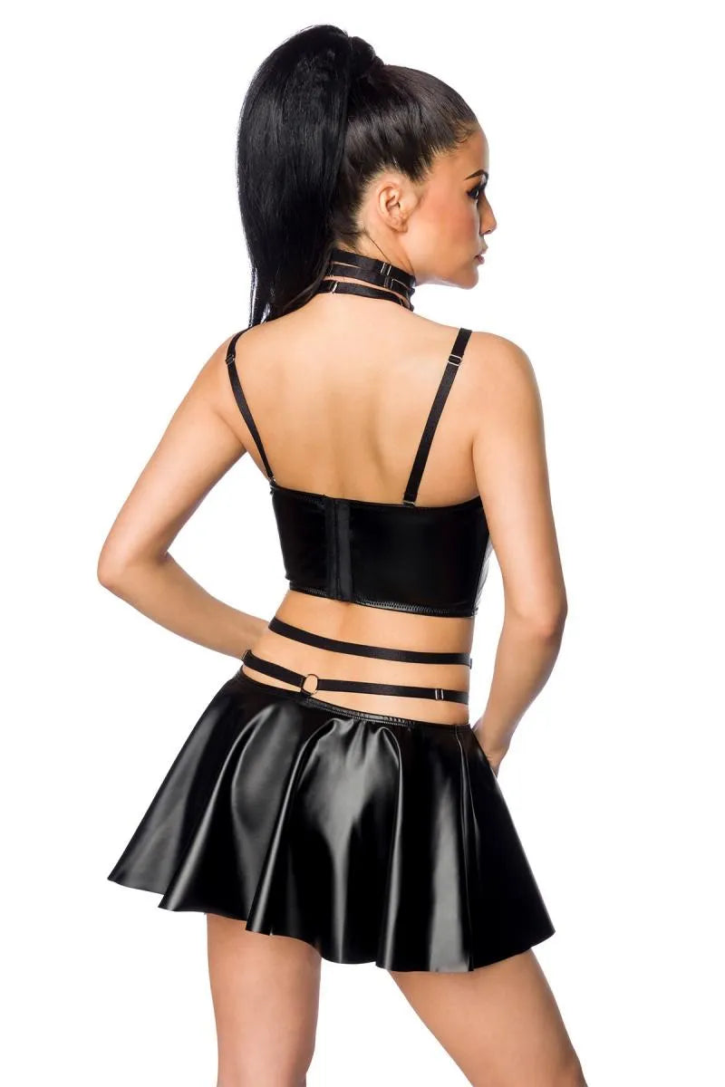 Ensemble bustier Jupe wetlook par Saresia