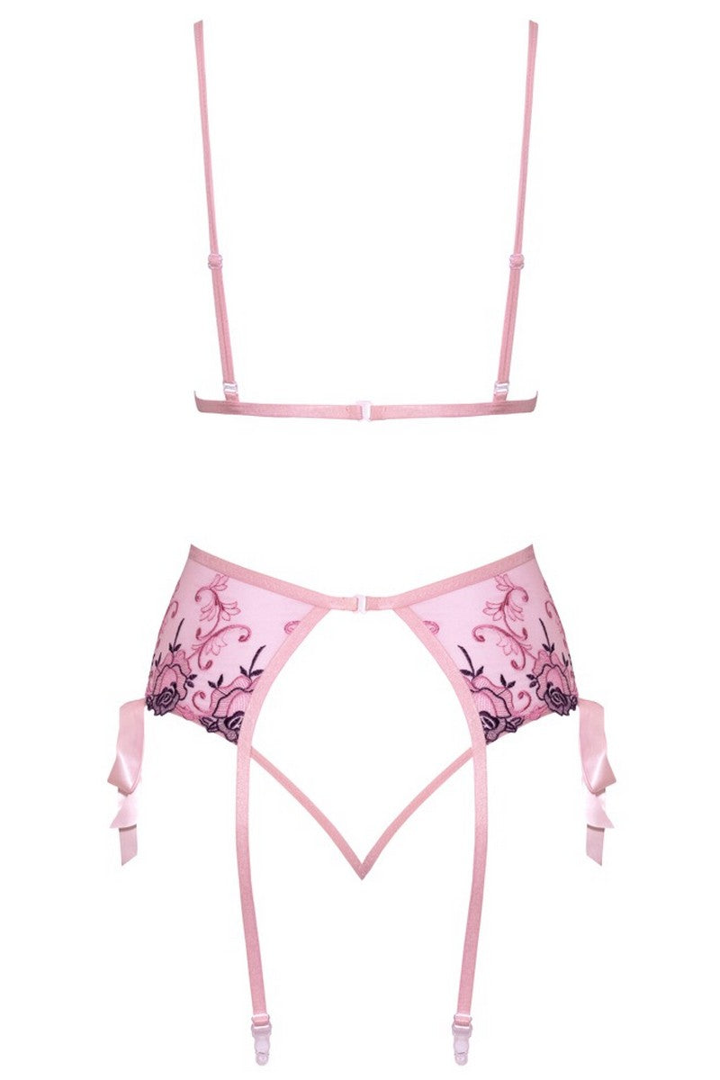 Ensemble rose Florable - LUXURY ALLEY dessous