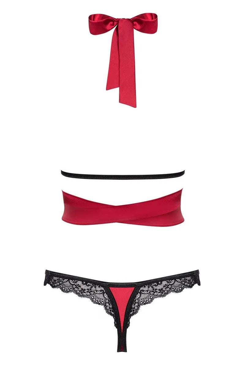 Ensemble Sensuelia rouge par Obsessive