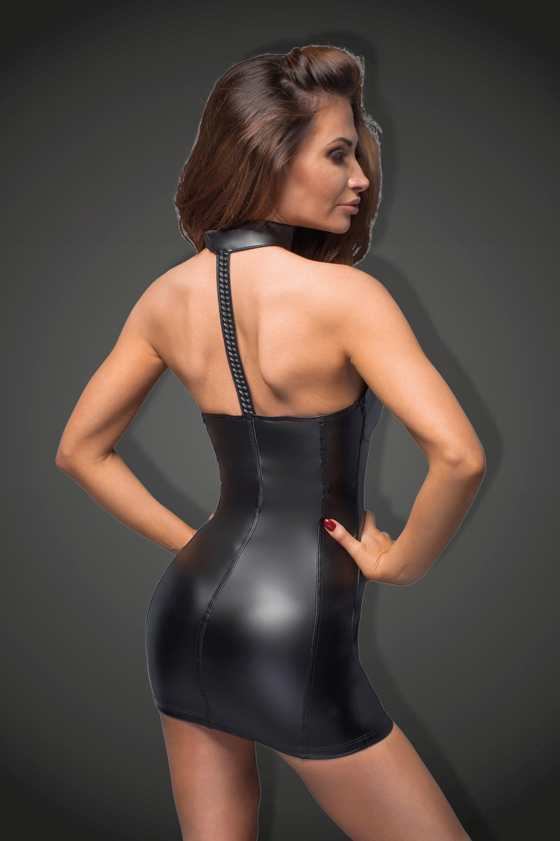 Robe bustier wetlook F172 - LUXURY ALLEY dessous