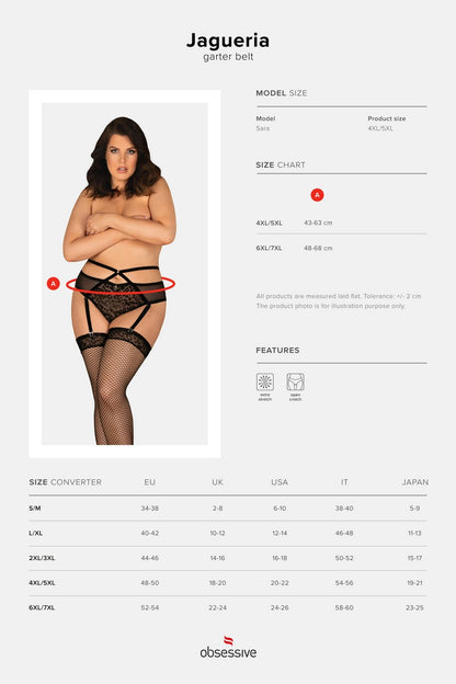 Culotte ouverte jarretelles Jagueria par Obsessive