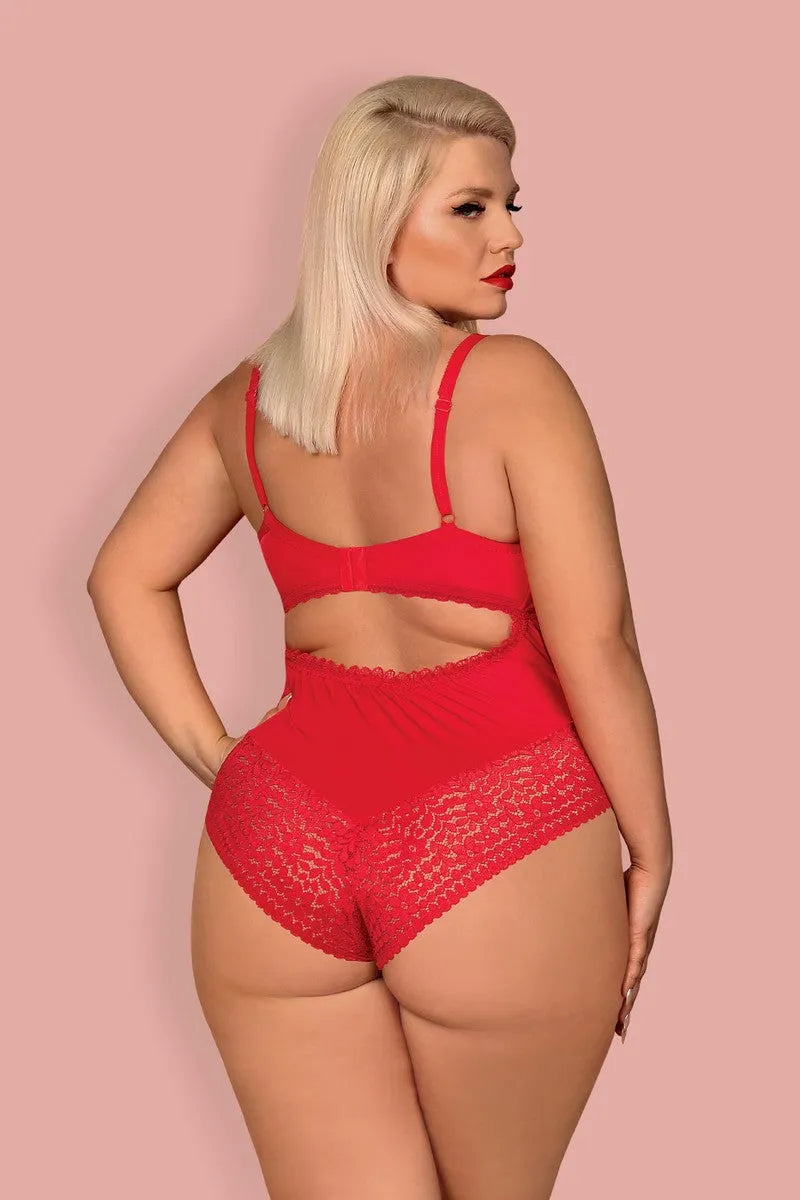 Body rouge Jolierose - LUXURY ALLEY dessous