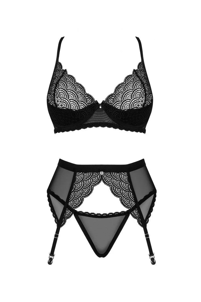 Ensemble jarretelles Chemeris - LUXURY ALLEY dessous