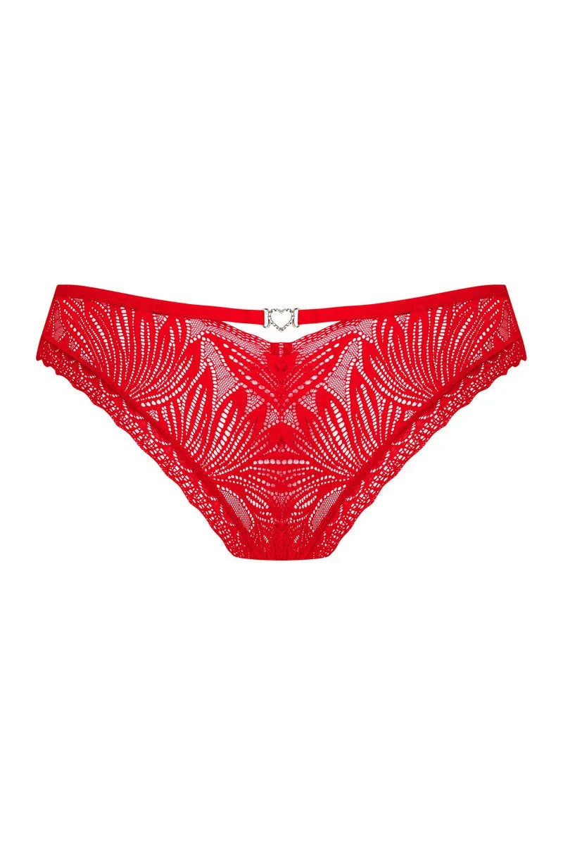 Culotte rouge Chilisa - LUXURY ALLEY dessous