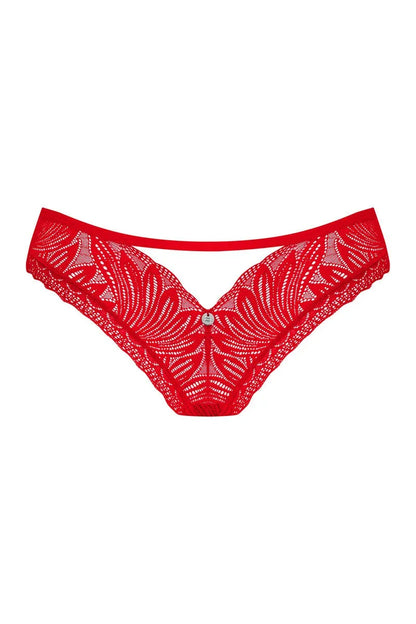 Culotte rouge Chilisa - LUXURY ALLEY dessous