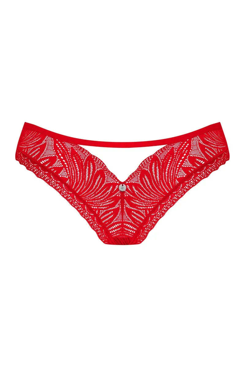 Culotte rouge Chilisa - LUXURY ALLEY dessous