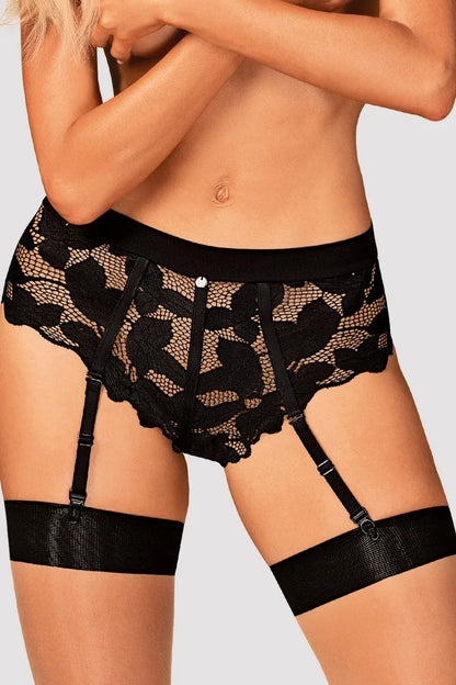 Culotte jarretelles Editya - LUXURY ALLEY dessous