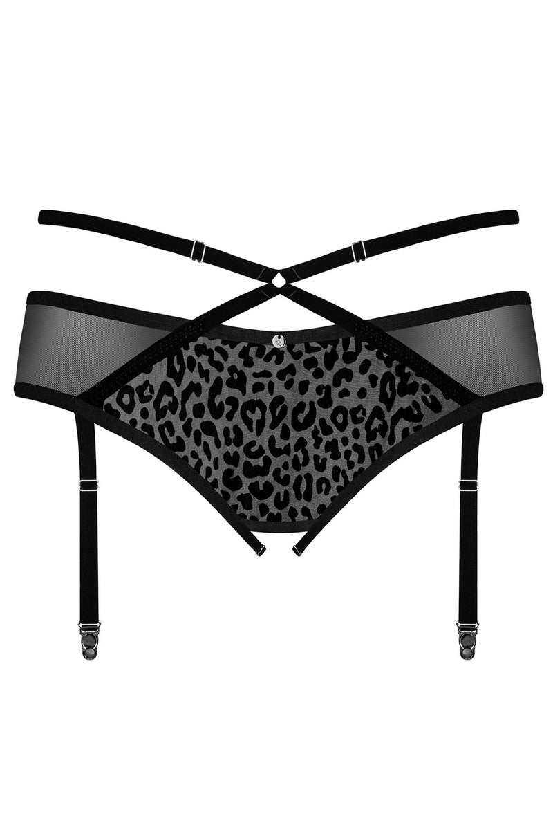 Culotte ouverte jarretelles Jagueria par Obsessive