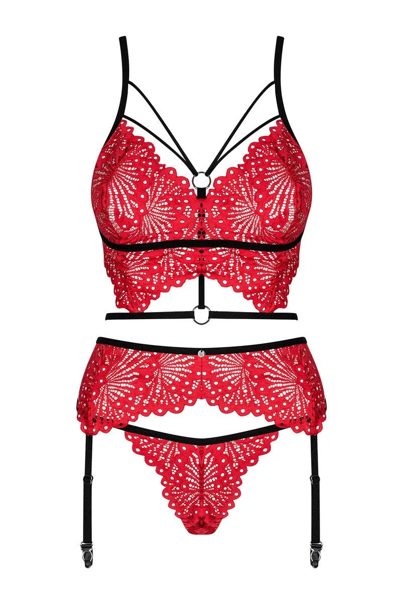 Ensemble jarretelles Mettia - LUXURY ALLEY dessous