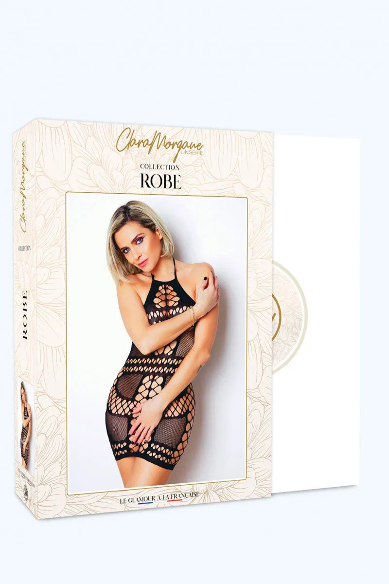 Robe résille Le Numéro 1 par Clara Morgane lingerie