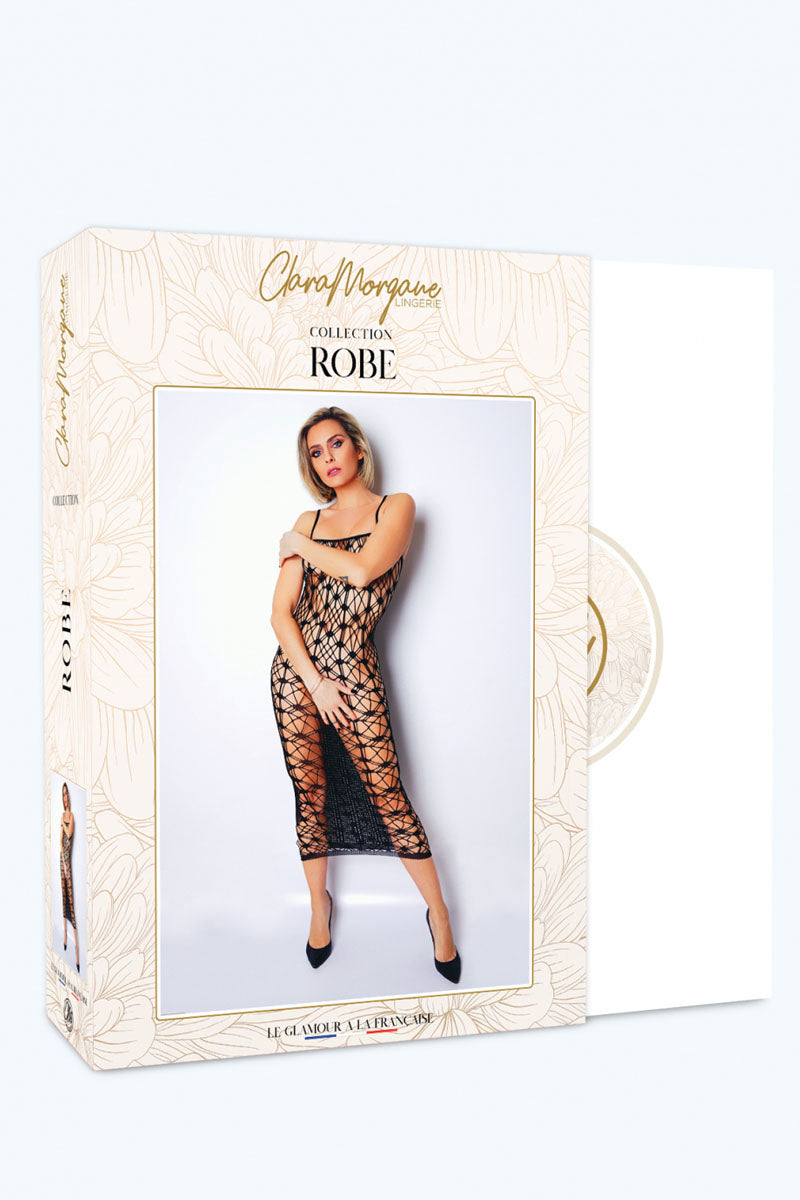 Robe résille Le Numéro 3 par Clara Morgane lingerie