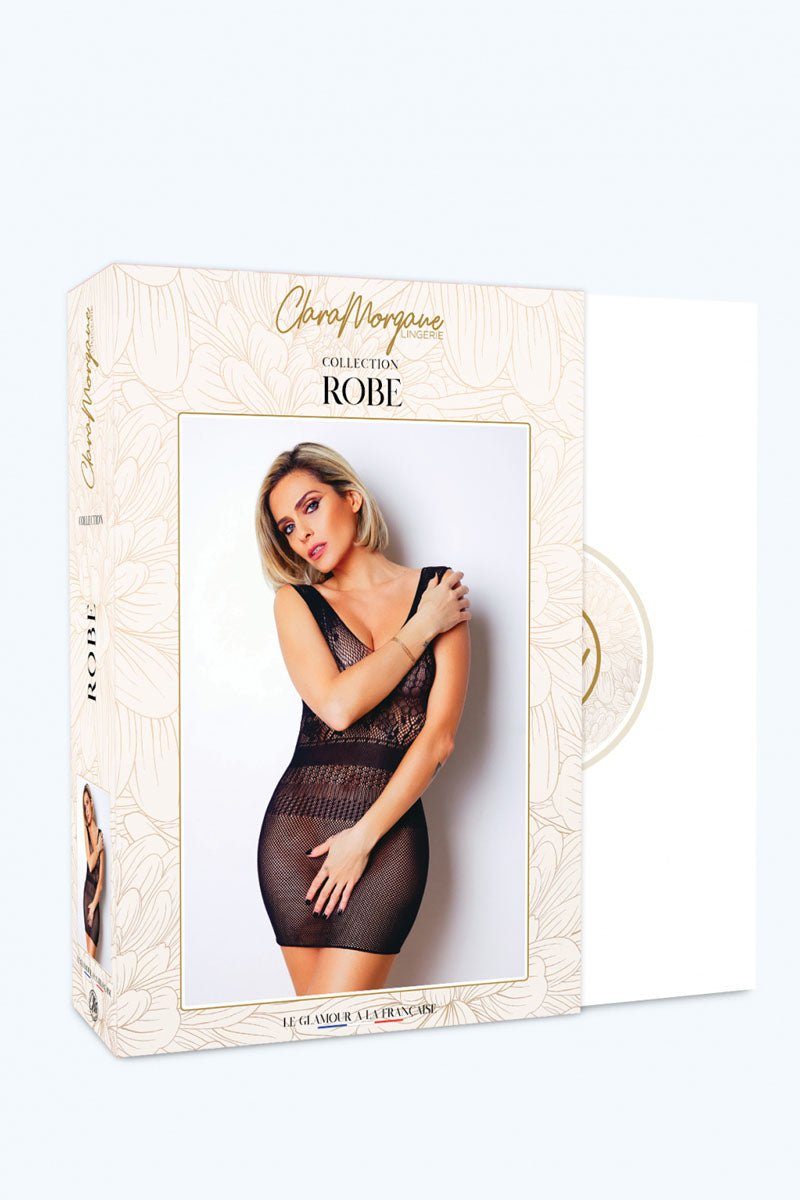 Robe résille Le Numéro 5 par Clara Morgane lingerie