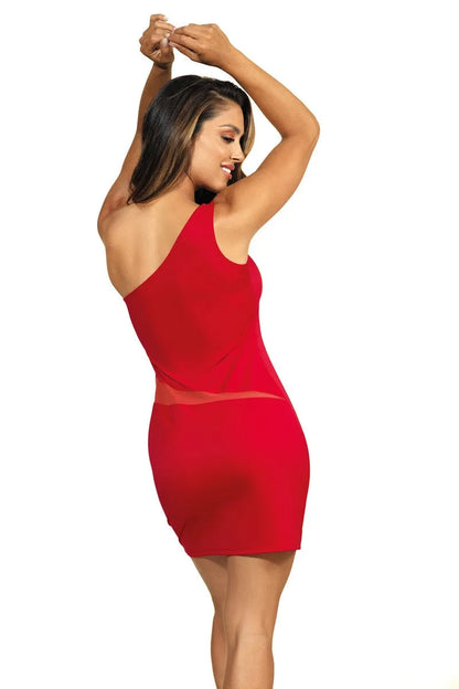 Robe rouge V-9089 par Axami