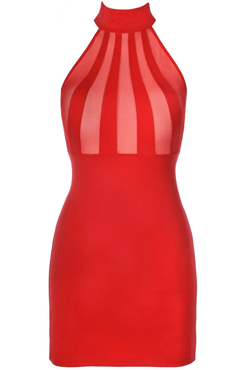 Robe rouge V-9139 par Axami