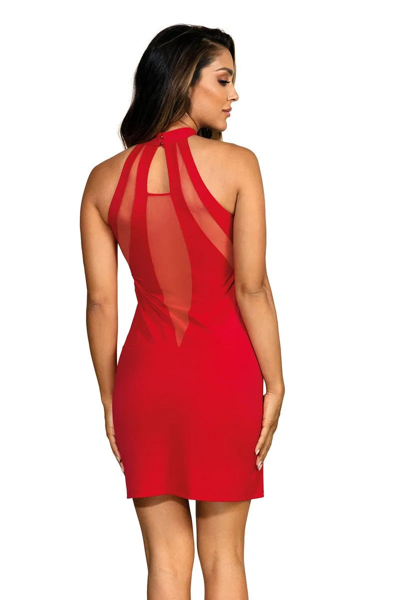 Robe rouge V-9259 par Axami