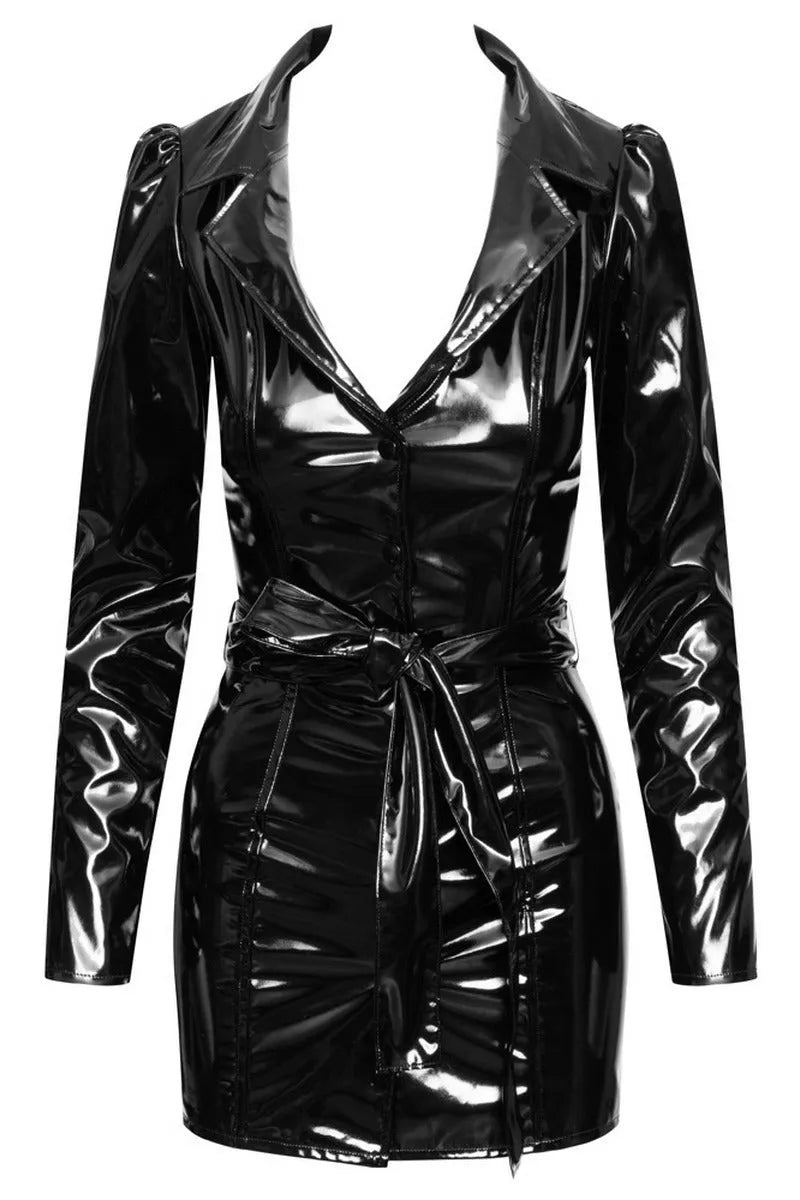 Robe trench laquée par Black Level