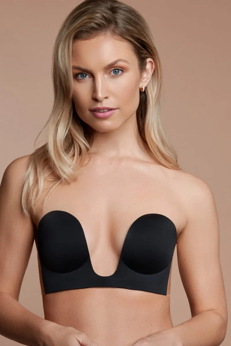 Soutien-gorge adhésif sans couture noir par Bye Bra