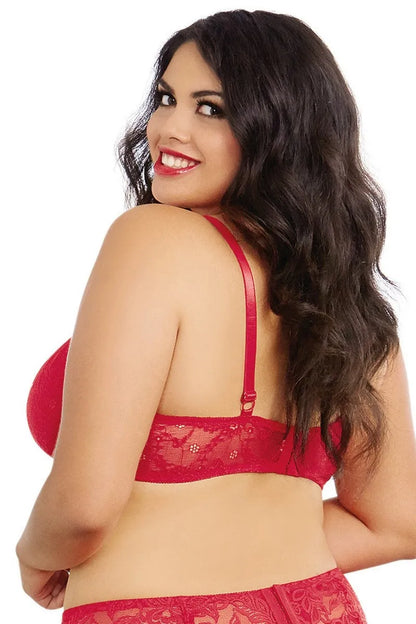 Soutien-gorge seins-nus rouge par DreamGirl