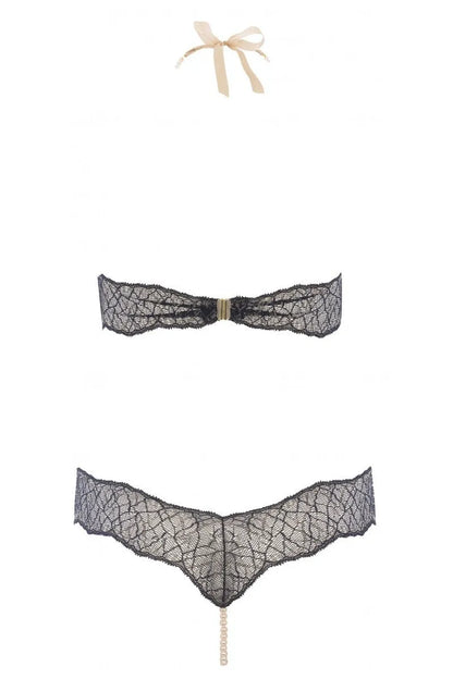 Body perles Sydney noir - LUXURY ALLEY dessous