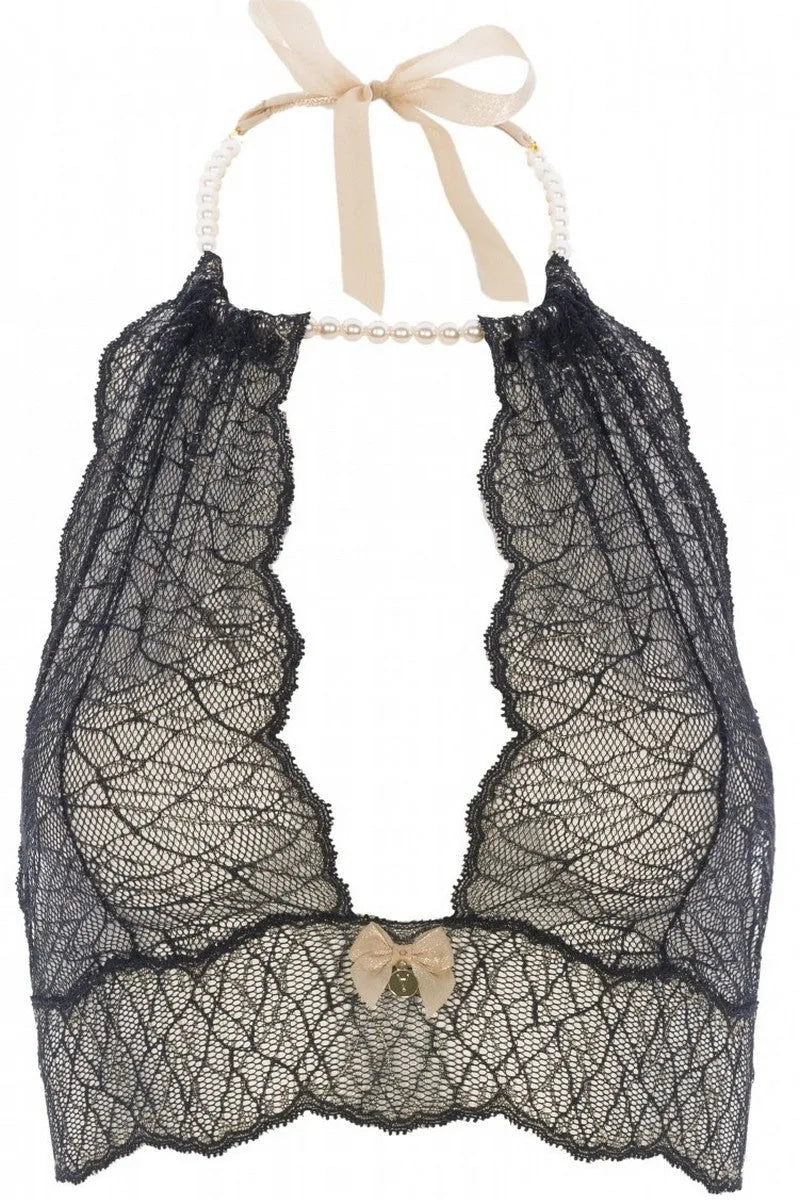 Brassière Sydney noire - LUXURY ALLEY dessous