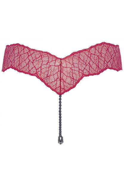 String Sydney Dark double rouge - LUXURY ALLEY dessous