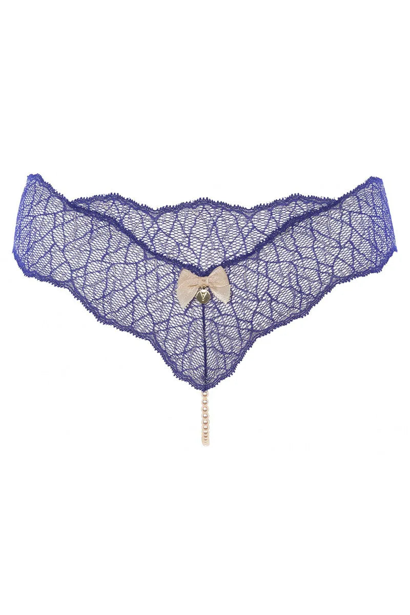 String Sydney single bleu - LUXURY ALLEY dessous